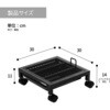 LPA-T100-BK 水受けトレー付きアイアンプランタースタンド BIBILAB 80801720