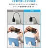 U2C-CLLY20NBK USB Type-C ケーブル 両端L字 やわらか 60W PD USB2.0 480Mbps エレコム 80802009
