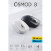 M-MY50MBSBK-G ワイヤレスマウス 静音 Bluetooth 無線2.4GHz チルトホイール 横スクロール 高速 8ボタン Mサイズ OSMOD エレコム 80802061