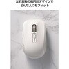 M-MY50MBSWH-G ワイヤレスマウス 静音 Bluetooth 無線2.4GHz チルトホイール 横スクロール 高速 8ボタン Mサイズ OSMOD エレコム 80802088