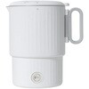 MBE-TK05W コンパクト電気ケトル 転倒湯漏れ防止 800ml ナカバヤシ 80802176