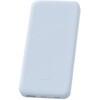 燃えにくいモバイルバッテリー「MOEZ」 10000mAh ブルー 発火リスクを抑えた 半固体電池 PSE適合品 軽量 小型 防火 耐火 安心安全 LEPLUS NEXT
