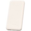 燃えにくいモバイルバッテリー「MOEZ」 10000mAh ホワイト 発火リスクを抑えた 半固体電池 PSE適合品 軽量 小型 防火 耐火 安心安全 LEPLUS NEXT