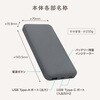 LN-MBMZ100PK 燃えにくいモバイルバッテリー「MOEZ」 10000mAh  発火リスクを抑えた 半固体電池 PSE適合品 軽量 小型 防火 耐火 安心安全 LEPLUS NEXT 80802280