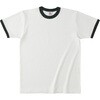 オープンエンド マックスウェイト リンガーTシャツ ナチュラル/フォレストグリーン L フェリック