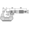 3400-75 カウントマイクロメータ INSIZE(インサイズ) 80821250
