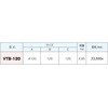 VTB120 定盤用ダイヤルゲージスタンド VERTEX(バーテックス) 80822519