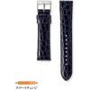 RS10C18NY SEIKO市販ベルト  牛革(ワニマルフ型押) セイコー(SEIKO) 80827857