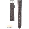 RS03C22GY SEIKO市販ベルト  牛革(ワニタケフ型押) セイコー(SEIKO) 80828085