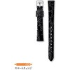 RS11C19BK SEIKO市販ベルト  牛革(ワニマルフ型押) セイコー(SEIKO) 80830061