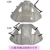 CV2026-B1 クールベスト 冷却ベスト 保冷剤別売り 結露対策用ポーチ付き 暑さ対策 ひんやり サーヴォ(旧:サンペックスイスト) 80833667