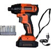 LXP APD25-JP 16Vコードレス インパクトドライバー LED照明付 (16V2.0Ahバッテリー/充電式) YARD FORCE 80834331