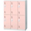 LZ-L6T PK LZ 更衣ロッカー(プッシュ錠)(開梱設置サービス付) プラス[家具] 80834726