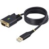 USB - RS232Cシリアル変換ケーブル/ストレート/USB 2.0/1m/1ポート/COM保持機能/ESD保護/各種OS対応/DB9シリアルコンバーター StarTech.com