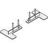 5-204-2953 PLENAtable2/プレナテーブル2オプション 両面用フロントデスクトップパネル用取付金具 内田洋行 80846346