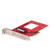 U.3 - PCIeアダプタカード/PCI Express 4.0 x4/2.5インチ U.3 NVMe SSD/SFF-TA-1001/標準プロファイル/増設 拡張 変換 インターフェースボード StarTech.com