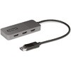 MSTハブ/DisplayPort 1.4接続/トリプルモニター/4K60Hz HDMI/HDR HDCP2.2/Windowsのみ/3画面 拡張 複製/ノートパソコン PC用 マルチディスプレイ 変換アダプター StarTech.com