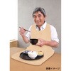 - お食事用不織布エプロン オレンジ 80枚入 ビホウ 80854816