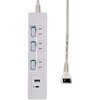 WLK-E3222UC(W) ランプレスSW付USBタップ PD20W ELPA 80907858