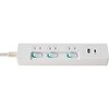 WLK-E3222UC(W) ランプレスSW付USBタップ PD20W ELPA 80907858