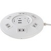WLS-R6322BUC(W) 丸型USB タップ6P PD20W ELPA 80907876