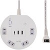 WLS-R4322BUC(W) 丸型USB タップ4P PD20W ELPA 80907901