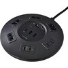 WLS-R6322BUC(BK) 丸型USB タップ6P PD20W ELPA 80907919