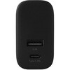 JYU-ACU07BK 30W PD充電対応 Type-C 1ポート+USB-A 1ポート充電器 ナカバヤシ 80908838