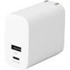 JYU-ACU07W 30W PD充電対応 Type-C 1ポート+USB-A 1ポート充電器 ナカバヤシ 80909721