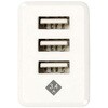 JYU-ACU010W 3.4A 3ポートUSB 充電器 ホワイト ナカバヤシ 80909827
