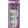 WBS-LU303B(W) LEDランプスイッチ付タップ3P3m ELPA 80921298