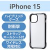PM-A23AHVAIRBK iPhone 15 �P�[�X �n�C�u���b�h �Ռ��z�� �y�� �J��������ی� ���C�����X�[�d�� �X�g���b�v�z�[���V�[�g�t �G���R�� 80949760