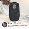 PC-SMWBS3MB08-K 無線光学式静音マウス Mサイズ Blue LED オーム電機 80967805