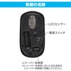 PC-SMWBS3MB08-K 無線光学式静音マウス Mサイズ Blue LED オーム電機 80967805