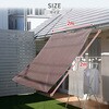 WRGS-2020(CB) サンシェード 日よけ 雨よけ スクリーン UVカット率84% 遮光率87% 耐水度983 YAMAZEN(山善) 81009927