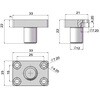 7.Y00633 NY25エアニッパー取付ブラケット CRG 81014039