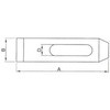 6133 ステップクランプ M8-M10X150L VERTEX(バーテックス) 81015518