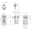 L-330VAS-KD 4桁式コンビネーションロック 縦型 1.2mm～1.6mm扉用 ジョー・プリンス竹下 81229998