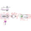 L-330HAS-KD-L 4桁式コンビネーションロック 横型 1.2mm～1.6mm扉用 左勝手 ジョー・プリンス竹下 81230086