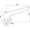 CLSSFO10 クランプレバー ステンレス 標準めねじ ラクテム 81232046