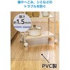 FBWKMCR01 キッチンマット 台所 透明 60×240cm 厚さ1.5mm 拭ける PVC 床暖房対応 お手入れ簡単 カット可能 防水 エレコム 81280958