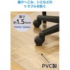 FBWCMCR01 チェアマット 椅子 透明 90×120cm 厚さ1.5mm カット可能 傷防止 床暖房対応 凹み防止 フロアマット 床保護 エレコム 81280967
