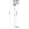 2429-10470 充電式バイブレーターMUV-Fe28交換用フレキセット 三笠産業[工具] 81281019