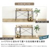VDLZ-120-SBO ヴィンテージ調 棚付きL字デスク ホームテイスト 81283557
