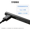 P-TPUSI02BK タッチペン スタイラスペン 汎用 充電式 USI対応 4096段階筆圧感知 傾き検知 極細ペン先 軽量 誤作動防止 エレコム 81283565