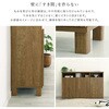 SH-34-OC110-DBR 日本製 オープン収納付きキャビネット 110cm ホームテイスト 81283575