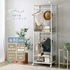 さわやかな 調節可能ハンガーラック 60cm ホームテイスト