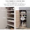 SH-34-WRB-BR 日本製たっぷり収納ワードローブ ホームテイスト 81283636