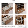 SH-22-CKS120-AD-GY 日本製 特殊鋼板を使った組み合わせキッチンカウンター【Lugo-ルゴ-】120cm オープン収納+扉収納 ホームテイスト 81283661