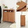 日本製 オープン収納付きキャビネット 75cm ホームテイスト
